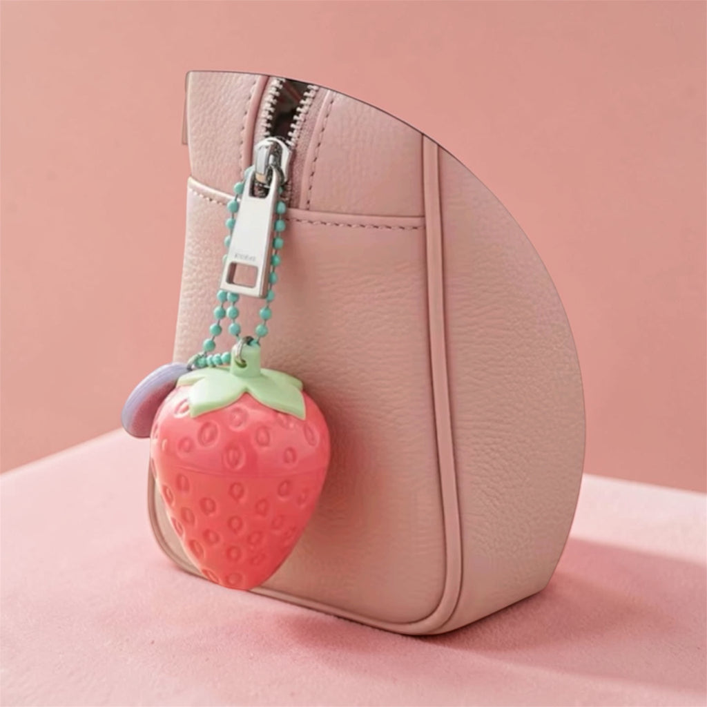 4-Color Strawberry Lip Balm – Warm, Moisturizing & Protective, Softens Lips with Strong Hydration
